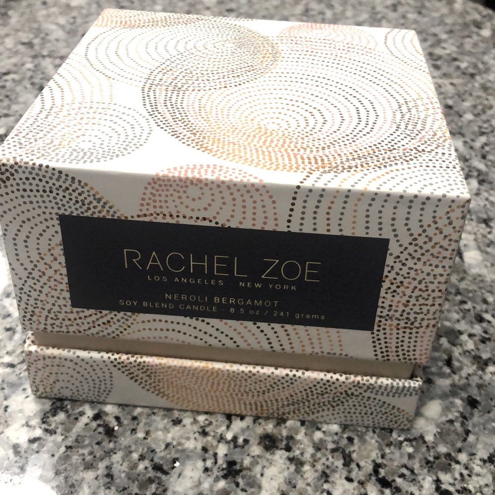♥️RACHEL ZOE Neroli Bergamot SOY BLEND 8.5oz CANDLE NEW